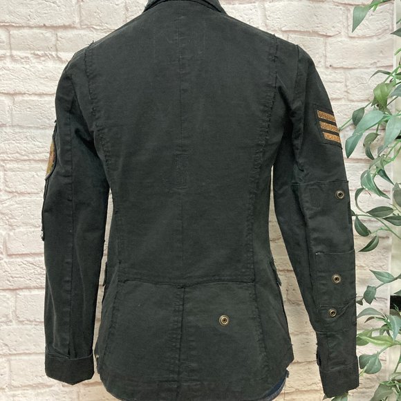 Zadig&Voltaire Black Cotton Blazer Size XS - Picture 2 of 7